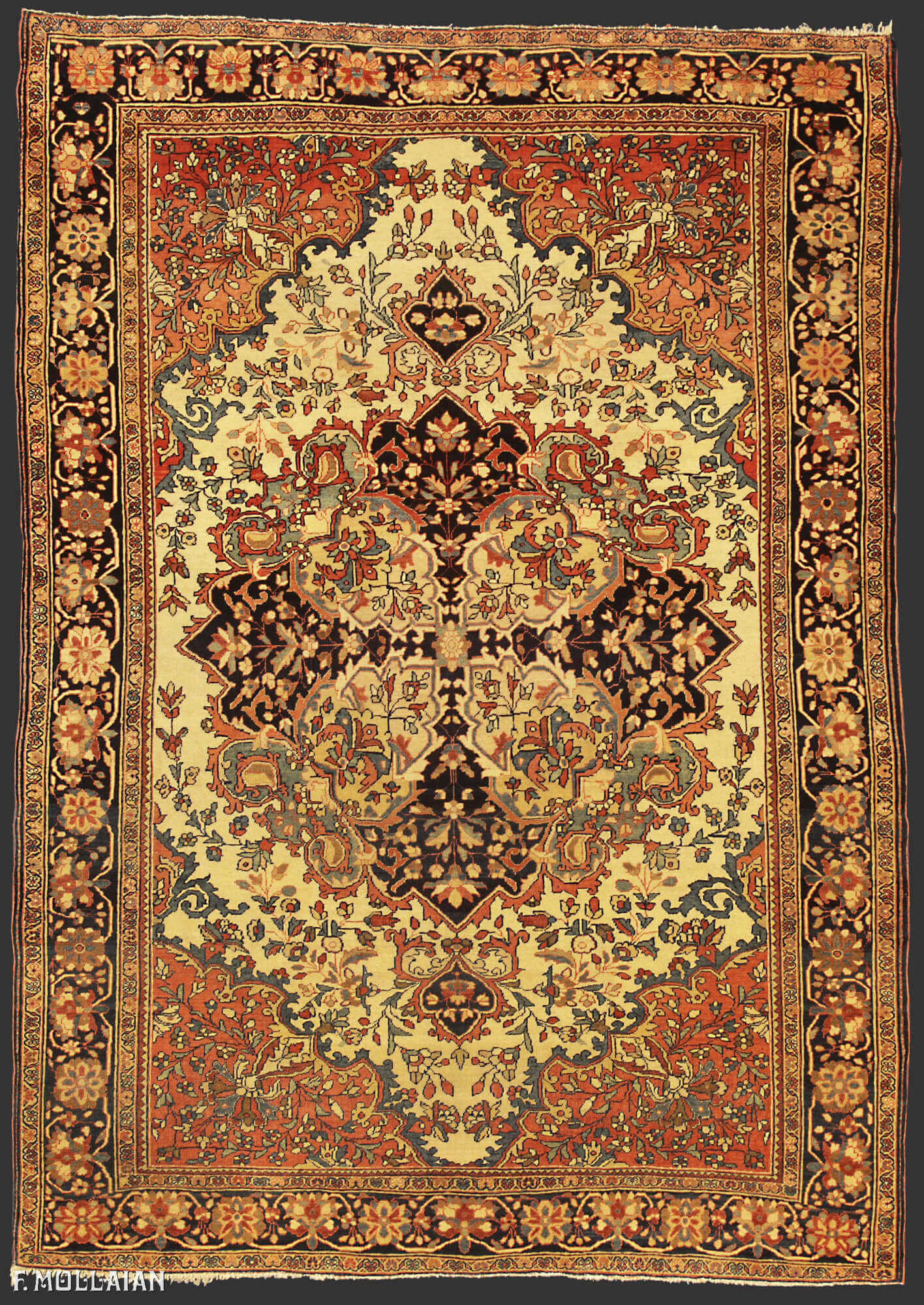 Teppich Persischer Antiker Saruk Farahan n°:89243467